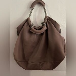 Stuart Weitzman Sophie Perforated Leather Bag NWT